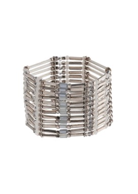 Bugle bead and grey glass wristwear.jpg